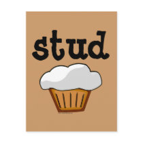 Stud Muffin, Cute Funny Baked Good
