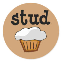 Stud Muffin, Cute Funny Baked Good