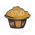 Stud Muffin Cute stickers