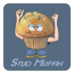 Stud Muffin Humor stickers
