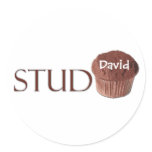 Stud Muffin stickers