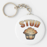 Stud Muffin Wash Design Keychain