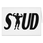 Stud Muscles Greeting Cards