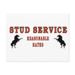 STUD SERVICE POSTCARD