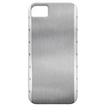Stud Stainless Steel Look iPhone 5 Case