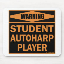Student Autoharp Player Mousepad