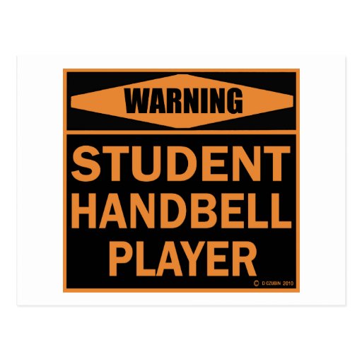 Student Handbell Player Postcard