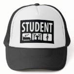 student icon mesh hats