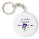 Student Nurse Smiley Gifts---Hilarious keychains
