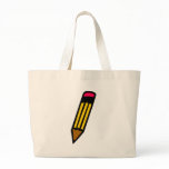 student school pencil tote bag