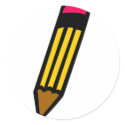 student school pencil stickers