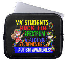 Students Rock The Spectrum Autism Computer Sleeves
