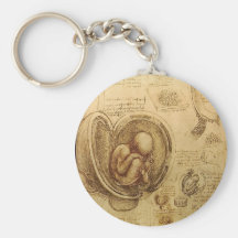 Studies of Embryos Key Chain