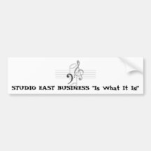 Studio east business, STUDIO EAST BUSINESS Bumper Stickers