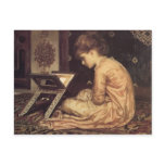 Study At a Reading Desk - Lord Frederick Leighton Postcards