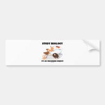 Study Biology It's An Organised Subject Bumper Stickers