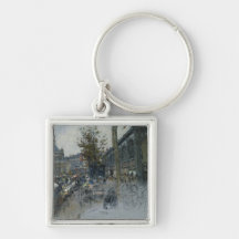 Study for Les Halles, 1893 Key Chain