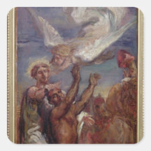 Study for St. Philip Square Sticker