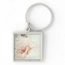 Study for the Alba Madonna, c.1508-09 Key Chain