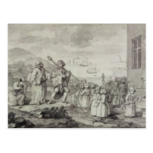 Study for the Foundlings (pen, ink & wash on paper Postcards