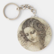 Study for the Head of Leda Keychains