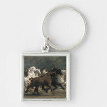 Study for the Horsemarket, 1900 Key Chains