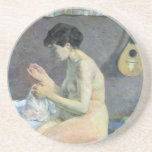 Study of a Nude - 1880 Coasters