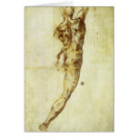 Study of a Nude for Battle of Cascina Michelangelo cards