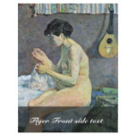 Study Of A Nude (Suzanne Sewing) By Paul Gauguin ( flyers