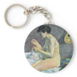 Study Of A Nude (Suzanne Sewing) By Paul Gauguin ( keychains