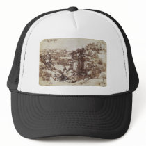 Study of a Tuscan landscape. Hats