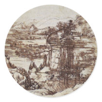 Study of a Tuscan landscape. Stickers