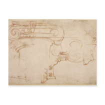 Study of an Ionic capital Post Cards