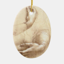 Study of Hands Christmas Ornament