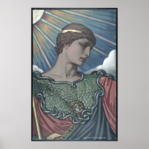 Study of Minerva Print