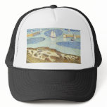 Study of Seurat's Entrance to the Outer Harbor Trucker Hat