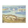 Study of Seurat's Entrance to the Outer Harbor Postcard