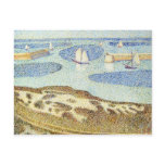 Study of Seurat's Entrance to the Outer Harbour postcards