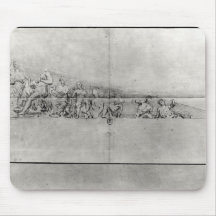 Study of the frieze from a pediment mouse pads