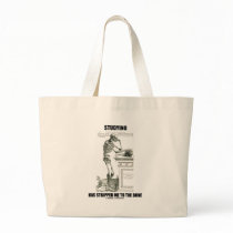 Studying Has Stripped Me To The Bone (Skeleton) Canvas Bags