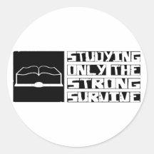 Studying Survive Sticker