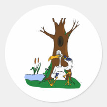 Stumpo Stork Sticker