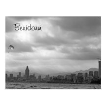 stunning benidorm post card