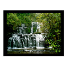 Stunning New Zealand Waterfall Postcards