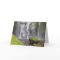 Stunning Oregon Waterfall Wedding cards