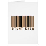 Stunt Crew Barcode cards