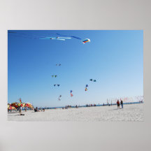 Stunt Kites in Formation Posters