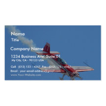 Stunt Plane Business Card