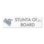 STUNTA ON BOARD BUMPER STICKERS