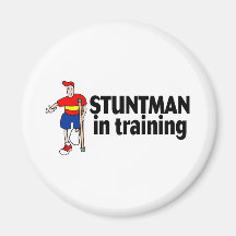Stuntman In Training 2 Fridge Magnet